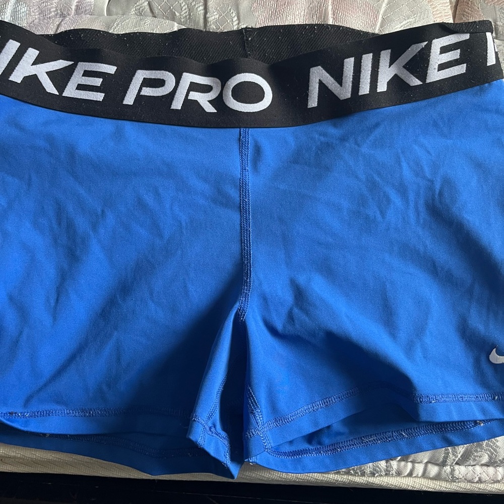 Nike Pro Blue Athletic Shorts Size L